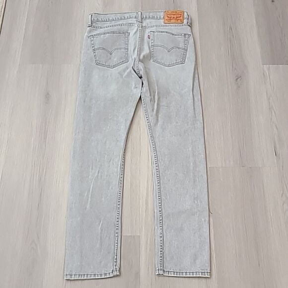 Levi's Gray Skinny Jeans 32x32 Men's Denim Pants Grunge Goth Classic Preppy - Picture 5 of 6